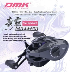 DMK Cheetah Air Carrete Baitcast 7,6:1 Fibra Carbono Freno Electrónico