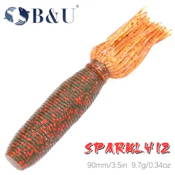 Señuelo suave B&U Aroma camarón para trucha y lubina