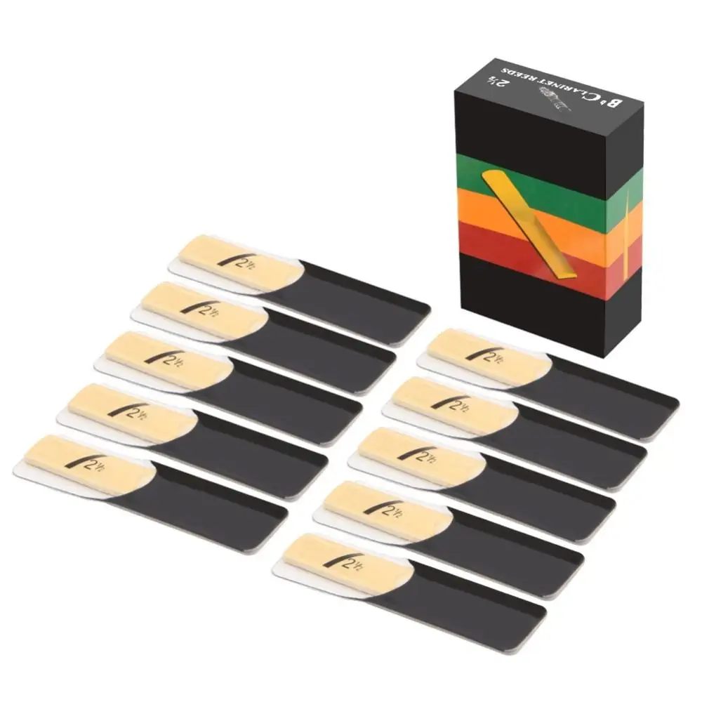 Nuevo 10 Uds silbato de saxofón lengüeta 1,5/2,0/2,5/3,0/3,5/4,0 lengüeta para clarinete fuerza Alto accesorios para instrumentos de viento clarinete