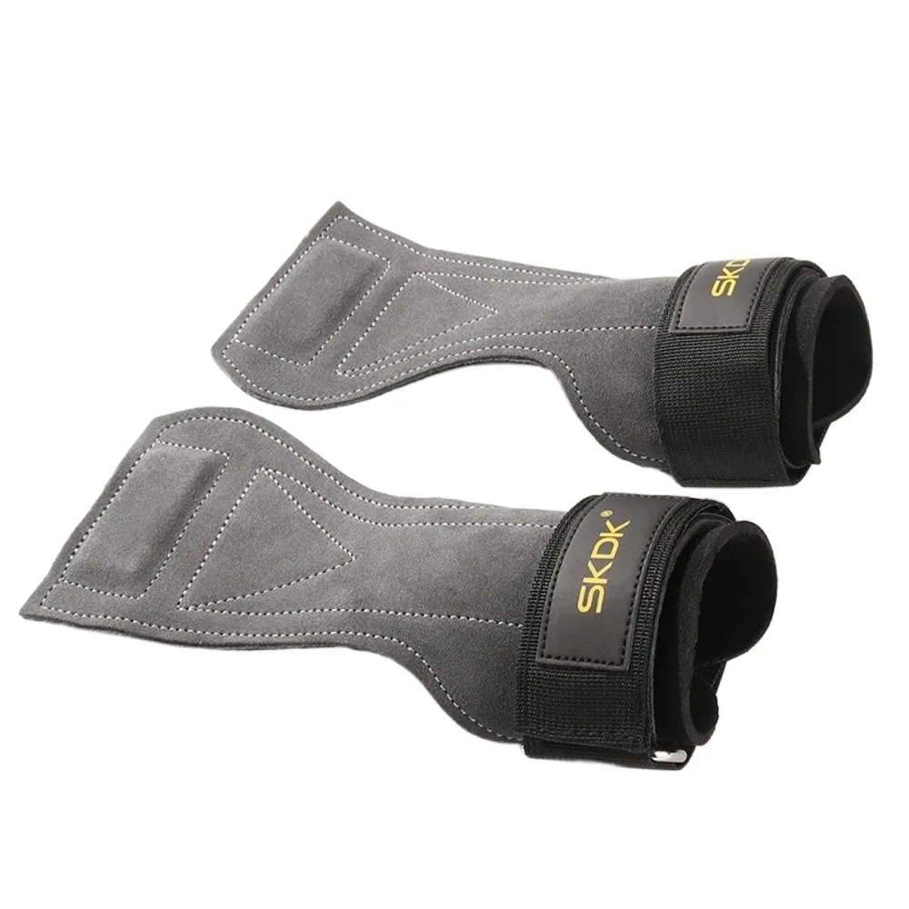 Guantes antideslizantes para Crossfit, protección de palma, barra Horizontal gruesa, soporte para muñeca, duradero, resistente al desgaste, 1 par - imagen 3
