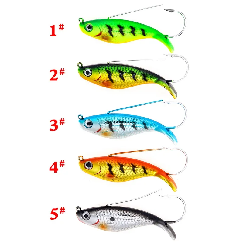 Anzuelo único de Metal, cebo duro de 8,5 cm y 21,2G, simulación de cebo falso, plantilla Wobbler, Crankbait, aparejos de pesca, caja de SwimBait - imagen 2