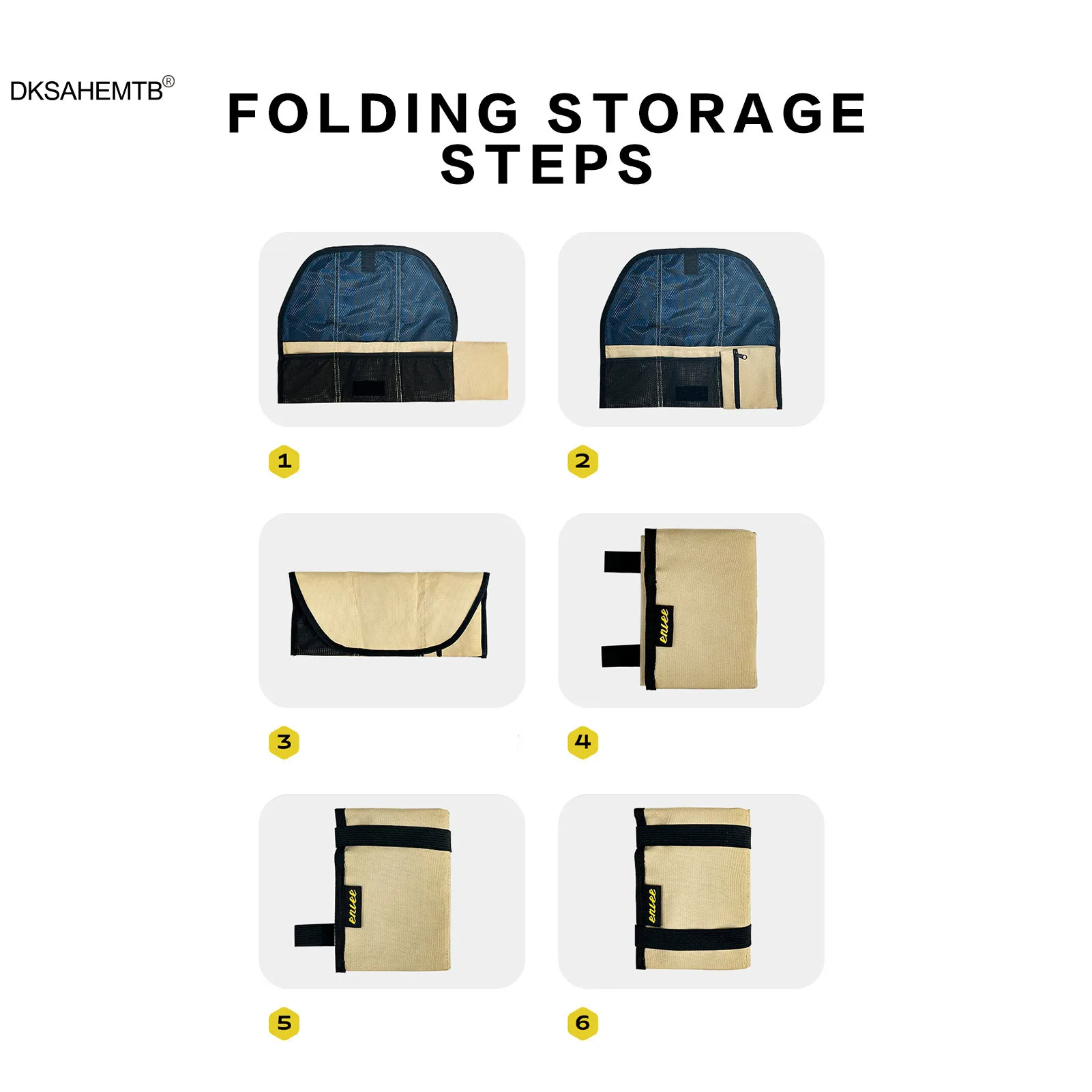 Bolsa para debajo del asiento de la bicicleta, herramientas de reparación, accesorios para ciclismo de montaña y carretera - imagen 3