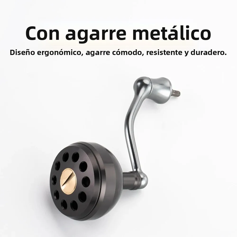 Manivela aluminio Huidiao CNC carrete de pesca – Brazo oscilante - imagen 5