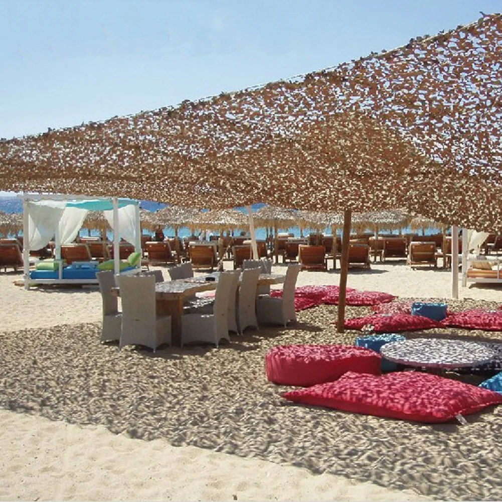 Red de camuflaje del bosque para acampar al aire libre, refugio de red solar, equipo de Camping, toldos para exteriores, 0,5x1m - imagen 2