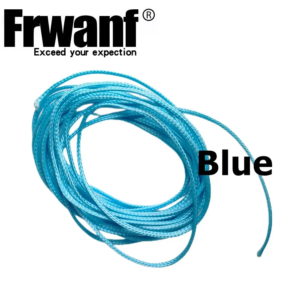 Frwanf 10 m/lote 16 hebras PE línea de pesca trenzada cuerda de núcleo hueco súper fuerte para anzuelo de asistencia aparejo pesca de lanza de buceo - imagen 2