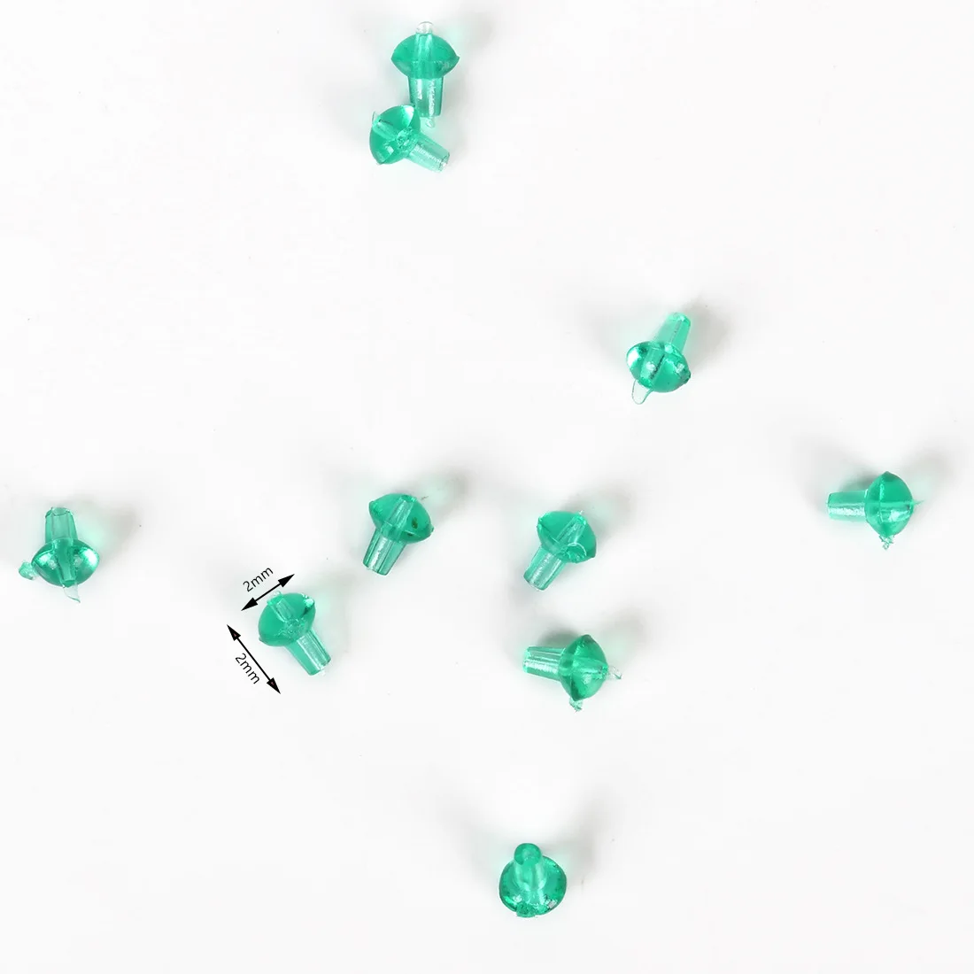 Anillo giratorio para aparejo de carpa, aparejos de pesca de goma, tapón de anzuelo de pescado, anillo de cebo, accesorios para carpa, 50 piezas - imagen 4