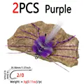 2pcs Purple