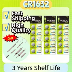Pila CR1632 litio 3V para electrónica de pesca