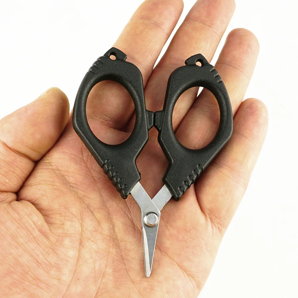 Hirisi-tijeras de pesca multifunción portátiles, tijeras de acero inoxidable, línea trenzada de Pe cortada, accesorios de herramientas de pesca de carpa - imagen 2