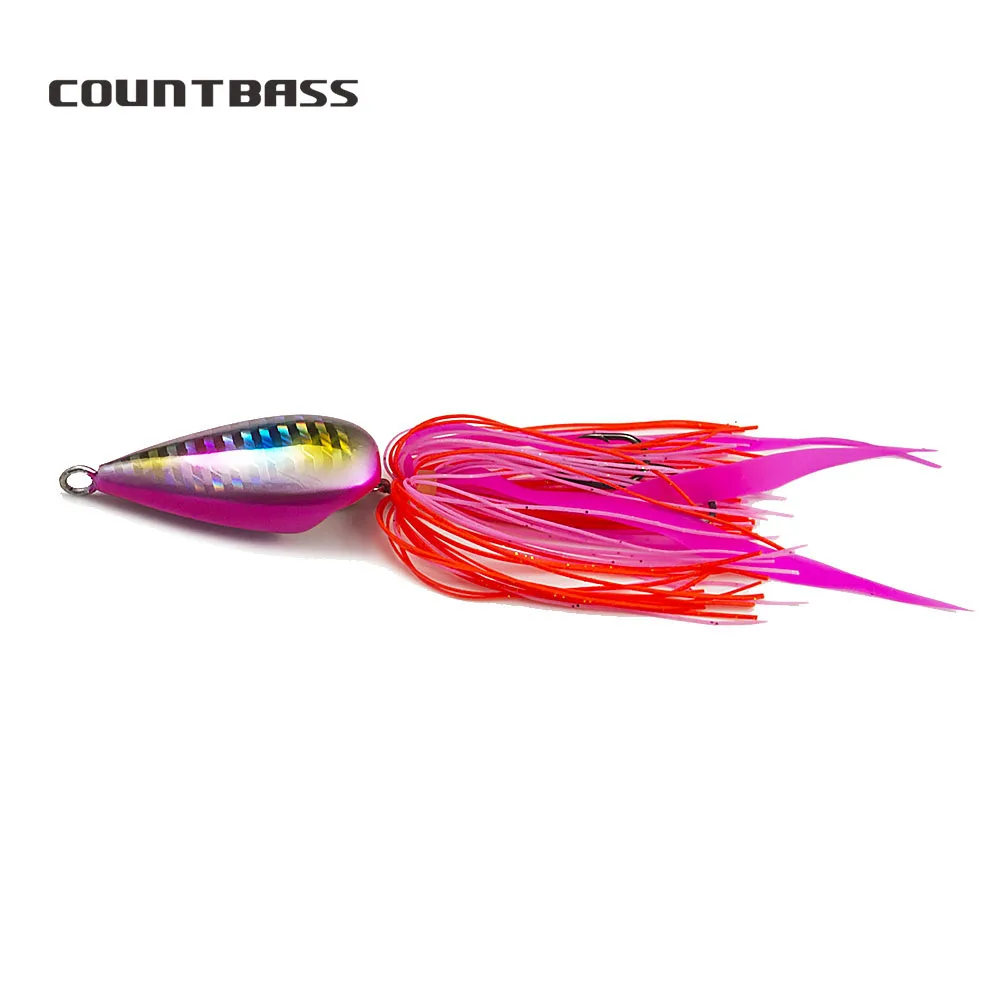 Countbass Madai Jigs 60g 2.12oz señuelo de goma salada para pesca plantillas de Metal Fondo calamar pargo Jigging - imagen 3