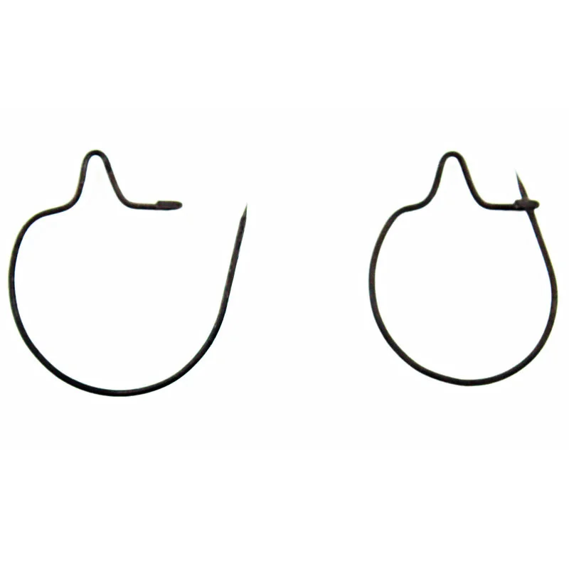 500 unids/lote aparejos de Pesca de carpa Clips de gusano accesorio de Pesca de carpa para anzuelo de gusano anillo de cebo aparejos terminales conector de aparejos de Pesca