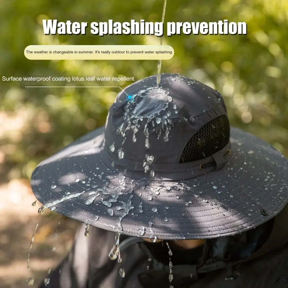 Gorra de Sol para hombre y mujer, gorro de pesca, verano, aire libre - imagen 4