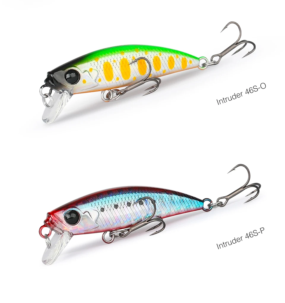 Intruder 465-O e intruso 465-P Señivos de pesca dignos de captura con diseños vibrantes