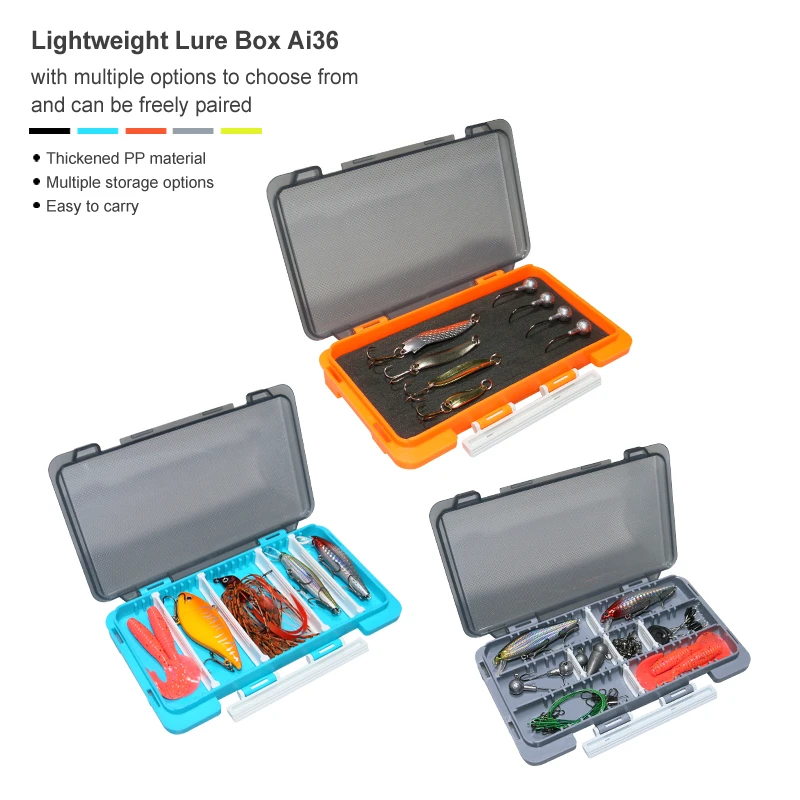 Caja de aparejos de pesca, Mini caja de cebo, contenedor de señuelos, caja de herramientas de pescador, organizador de almacenamiento de gancho para accesorios de pesca, artículo de carpa - imagen 2