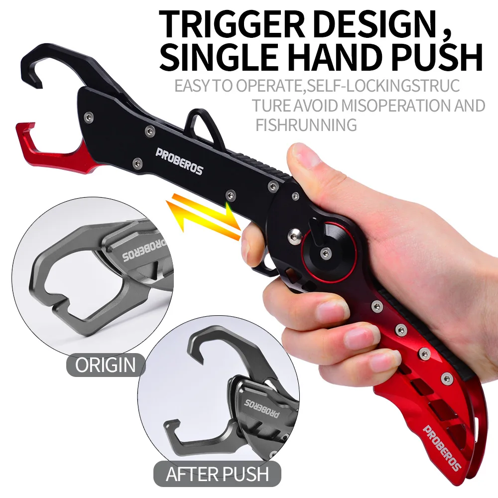 Pinza multifunción de aluminio con lip grip para pesca - imagen 4
