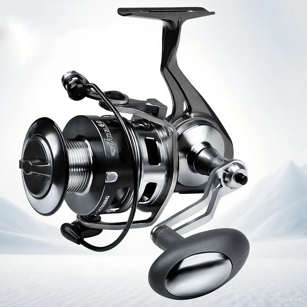 Carrete spinning metálico – Suave, potente y resistente para pesca