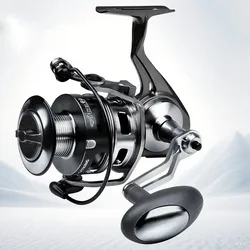 Carrete spinning metálico – Suave, potente y resistente para pesca