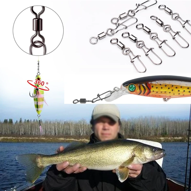 Giratorios con broche y rodamiento de acero inoxidable para pesca - imagen 5