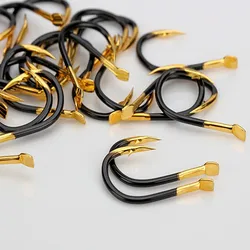 Anzuelos de tungsteno con púas de color para pesca de carpa