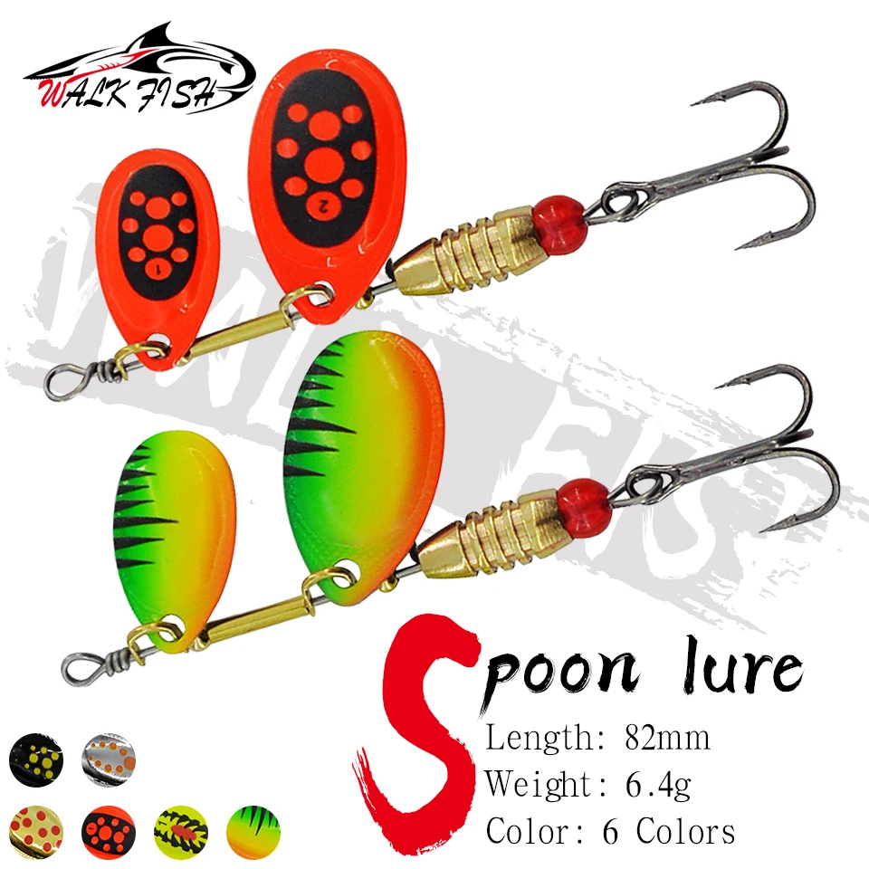 Señuelo Giratorio WALK FISH – Jig metálico con cuchara doble rotación