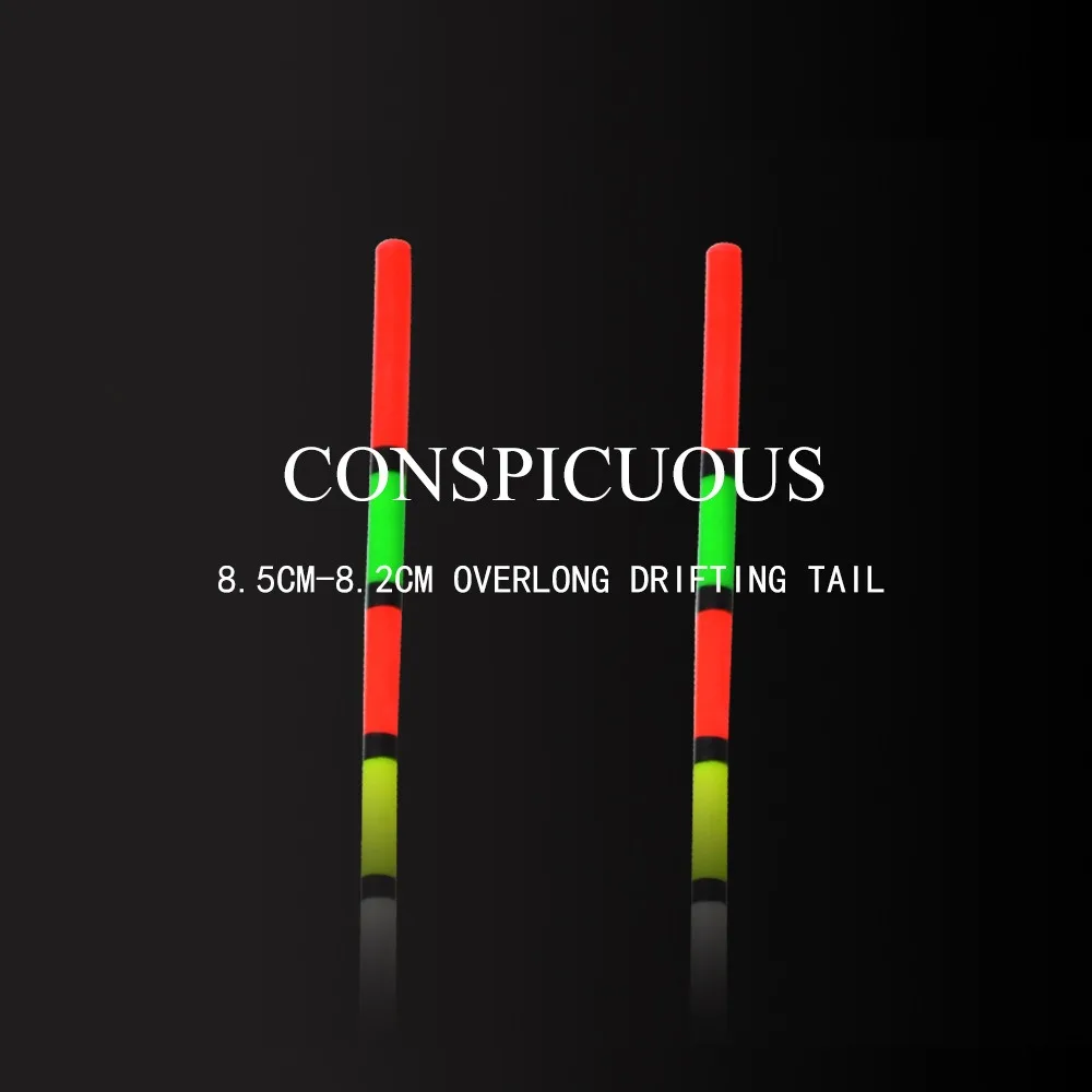 Señuelo de pesca en hielo superfino, flotador de mano de obra, herramienta de boya de pesca de doble propósito, flotadores de pesca de mar, pesca en el lago y el río, 2 uds. - imagen 2