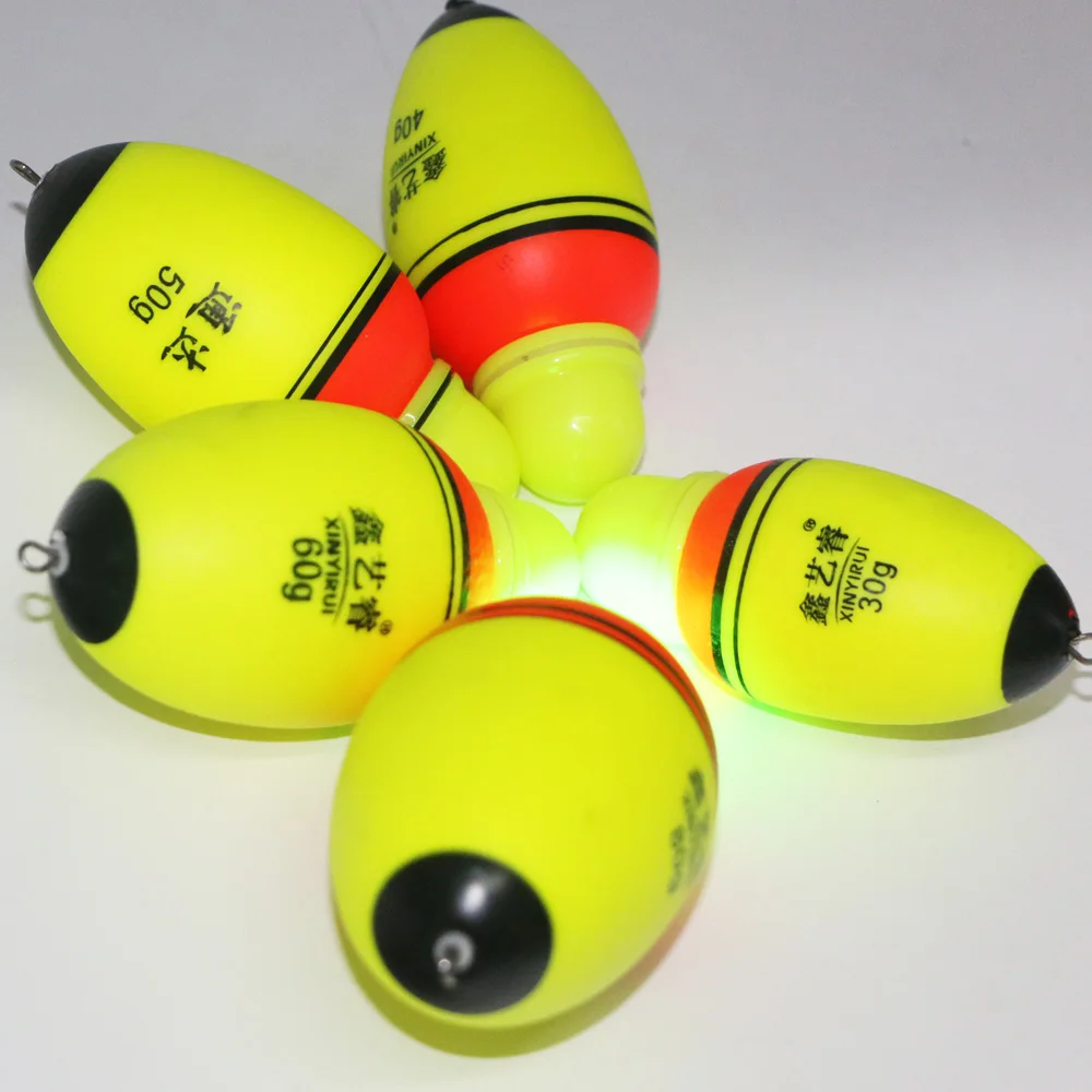 Flotador de pesca Led luminoso, doble luz electrónica flotante, Bobber, flotadores nocturnos brillantes, accesorios, 20g-100g, 2 uds. - imagen 5
