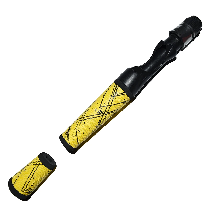 Mango de caña de pescar de PU, agarre dividido, varilla de asiento de carrete de fundición, reacondicionamiento combinado, componentes de mango de bricolaje, 1 Juego por paquete - imagen 4