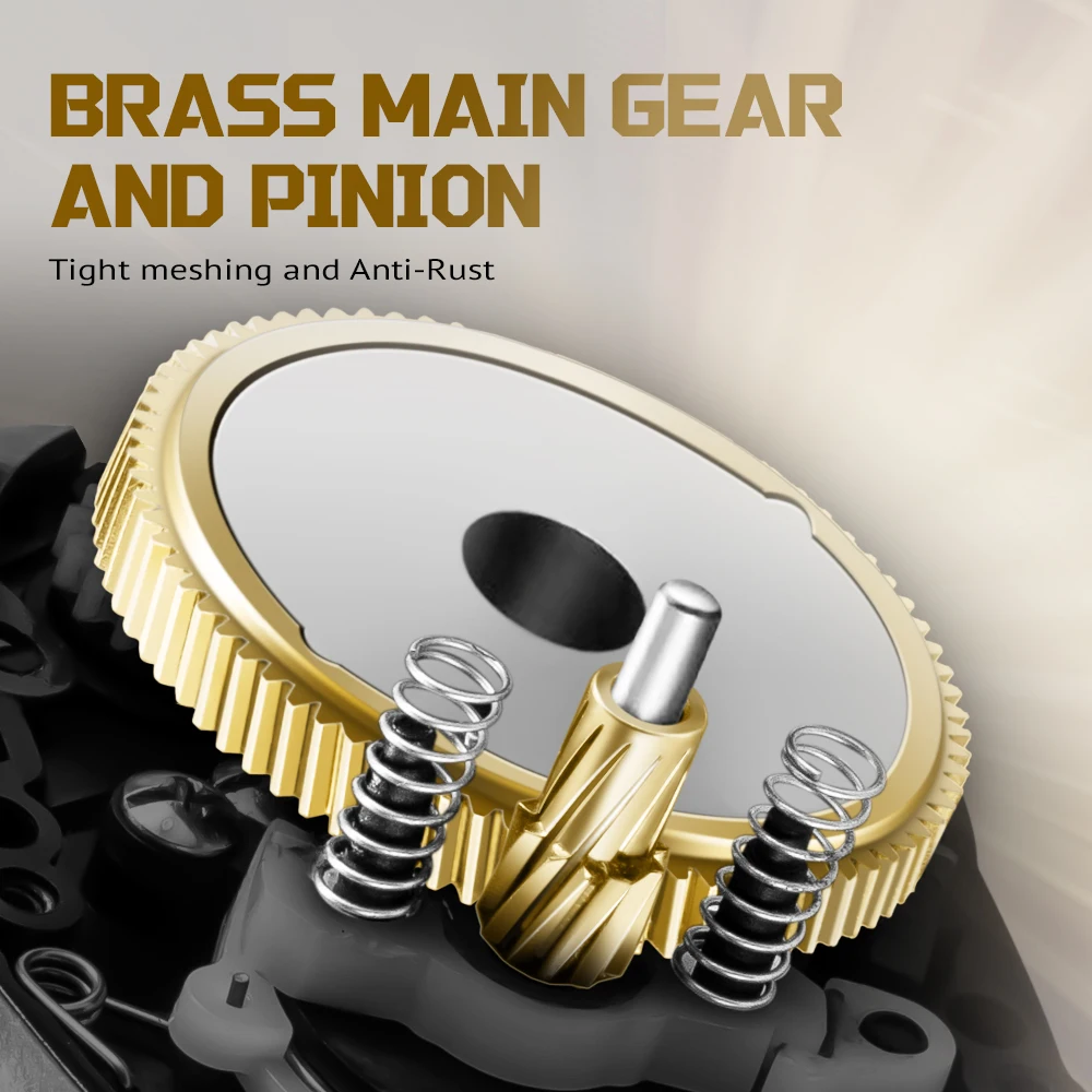 Carrete de pesca SOLOKING HIAW200 Baitcasting 5,4/7,2 relación de engranaje 11 + 1BB para pesca en el mar carrete de pesca en barco - imagen 5