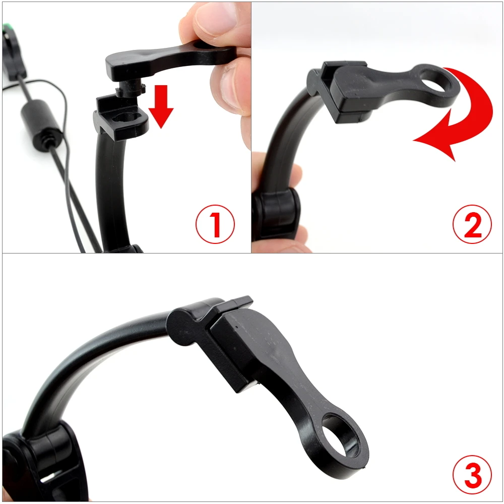 Hirisi-swingers LED para pesca de carpa con 4 cabezales de plástico para alarmas de pesca, indicador de mordida B2011S, accesorios de pesca - imagen 5