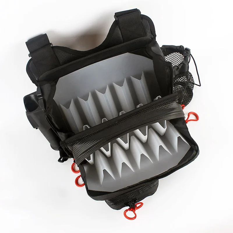 Bolsa de señuelos, bolso impermeable, organizador, bolsa de aparejos de pesca para acampar al aire libre, bolsa de pesca de carpa, bolsa de equipaje de mano - imagen 2