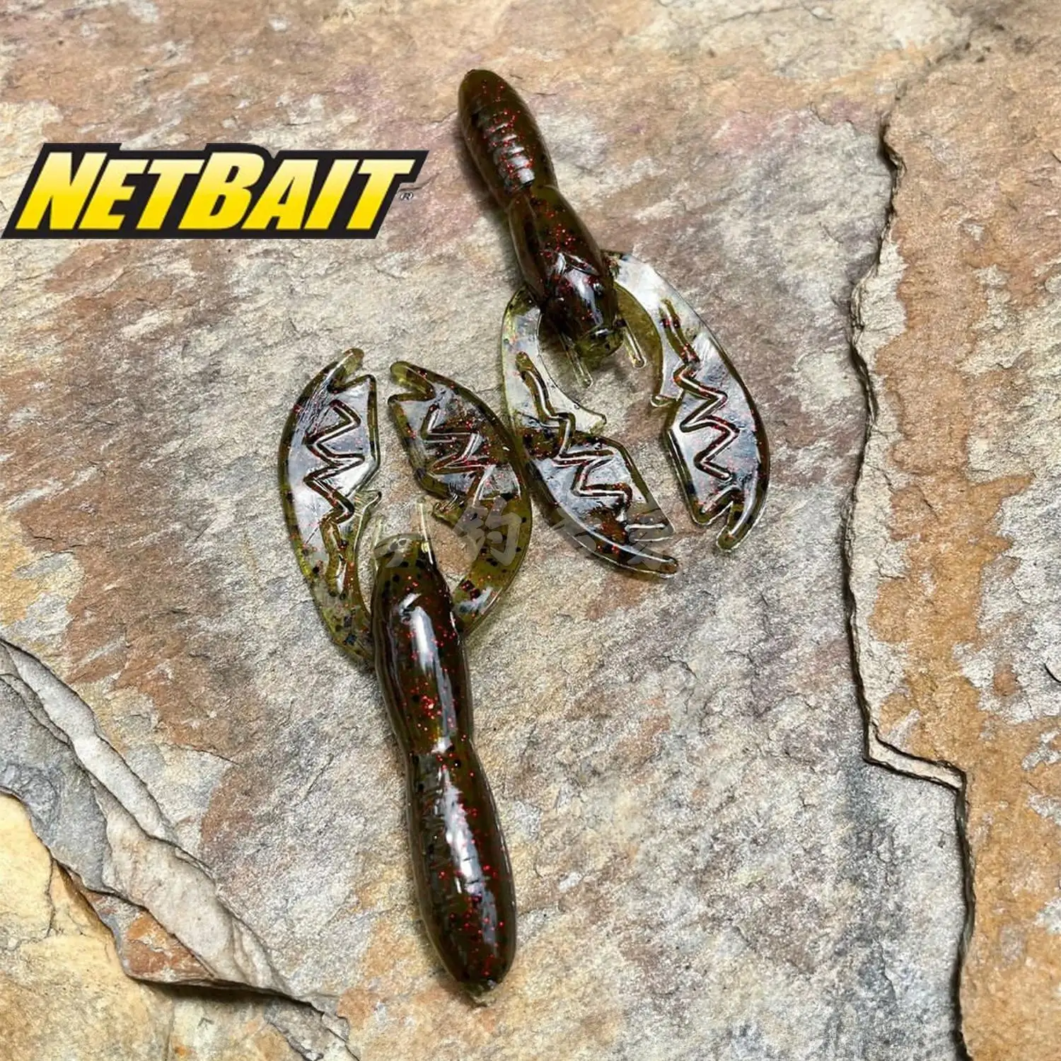 Camarón americano NETBAIT Capato Tail, camarones huecos, camarones finos tipo Paca Craw Añadir BaitFule - imagen 3