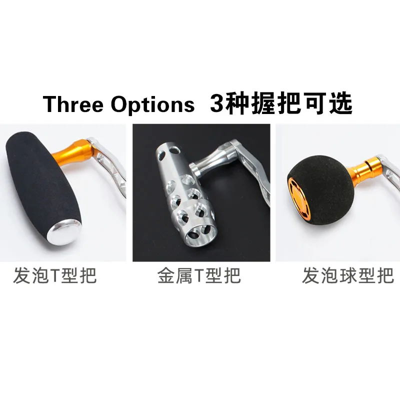 LEADDEERS-carrete de pesca 15BB para agua salada, carrete de Jigging lento, arrastre máximo de 25KG, Radio de arrastre 6,3: 1 - imagen 3