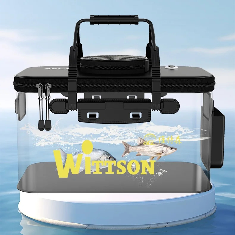 Caja de Pesca de EVA de 35/40/45/50 cm, Impermeable, Portátil, Caja de Pesca Transpirable para Exteriores, Caja de Aparejos de Pesca - imagen 3
