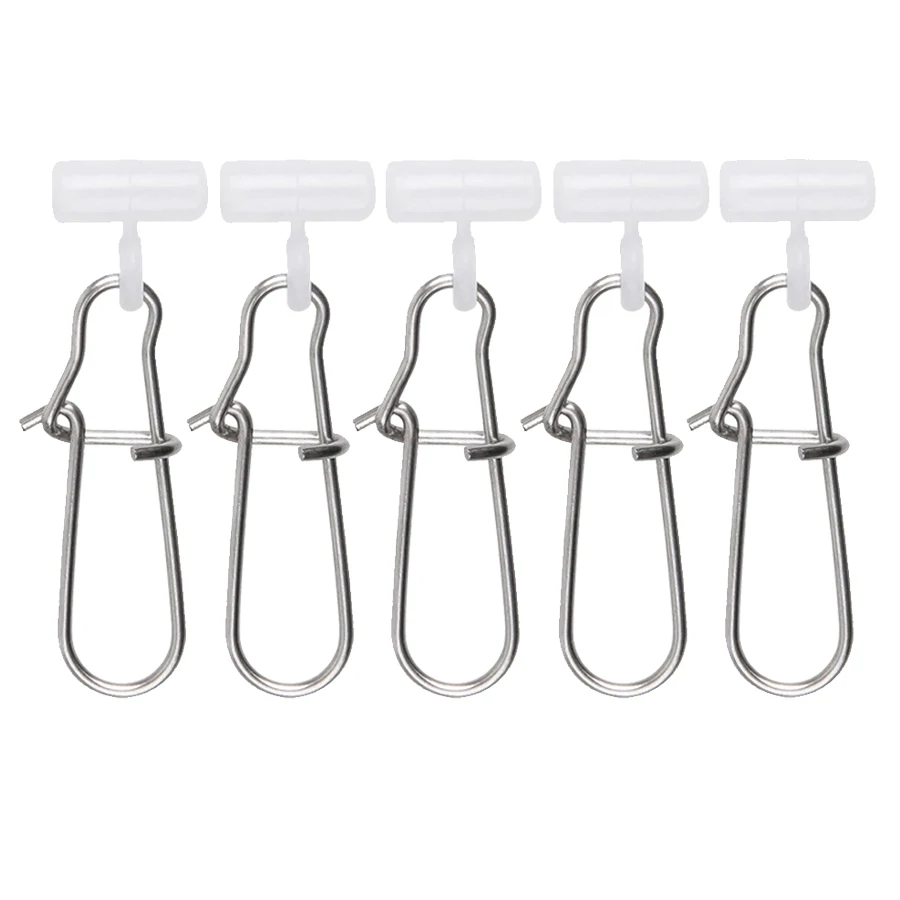 Duo Conectores de plomo deslizantes en acero inoxidable con broche