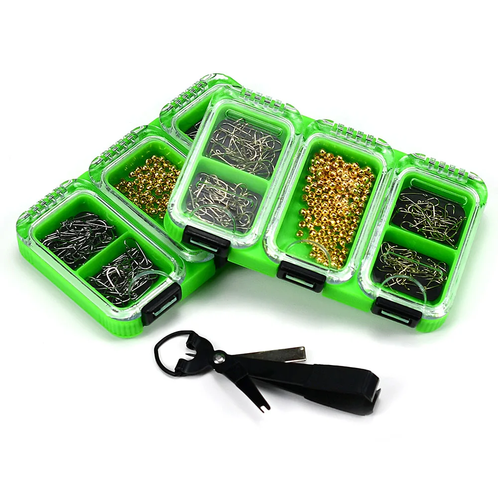 Kit Anzuelos Pesca con Mosca con Púas – Tijeras y Material Señuelos - imagen 3
