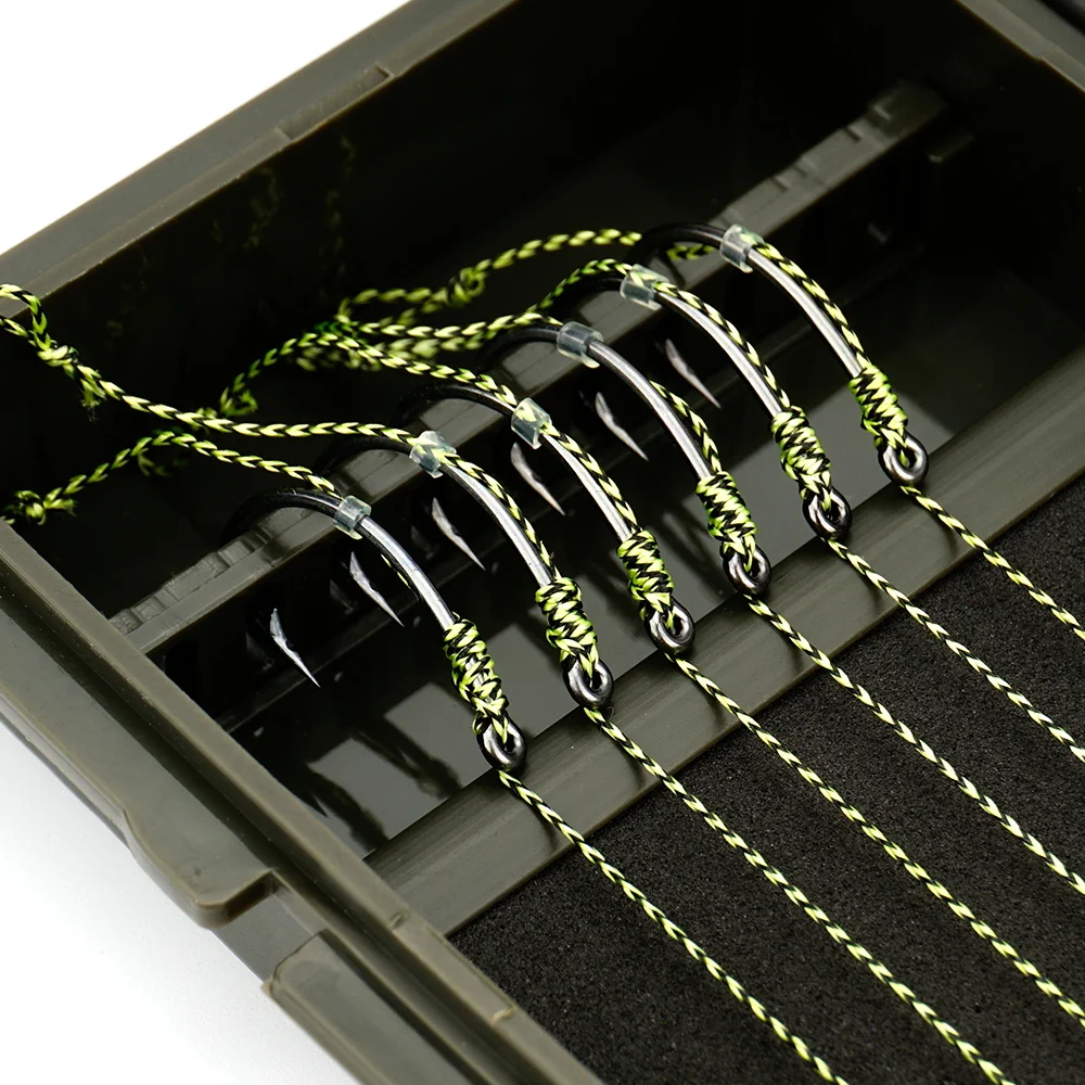 Hirisi-caja de aparejos de pesca de carpa, tablero de aparejo de pelo rígido con pines, caja de aparejo de pesca de carpa, billetera, caja de almacenamiento, accesorios de pesca - imagen 5