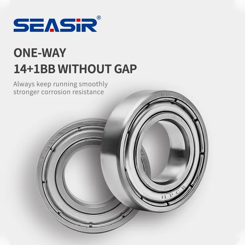 Seasir DK-carrete de pesca giratorio totalmente metálico, arrastre máximo 14 + 1BB, rueda de pesca de 15kg, agua salada, barato, diseñado en Japón - imagen 5