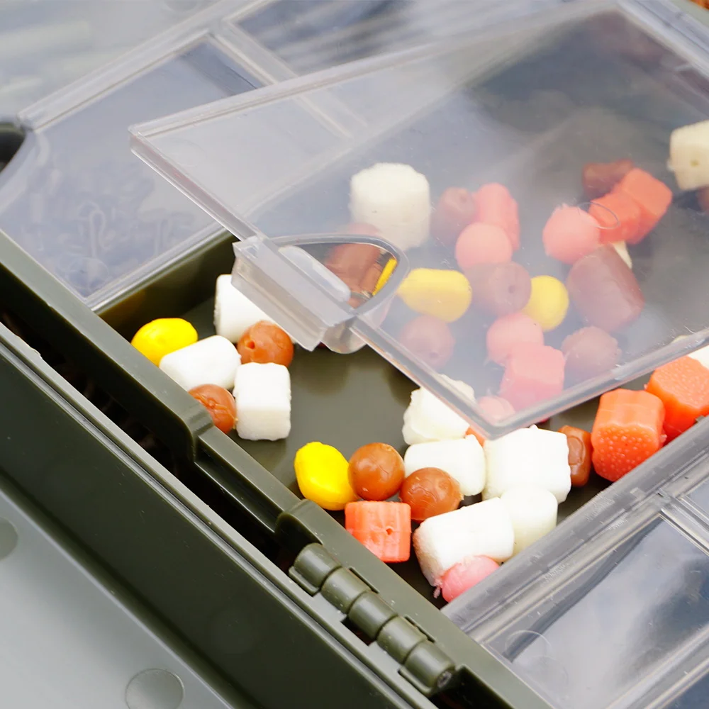 Caja organizadora Hirisi para pesca de carpa – Compartimentos magnéticos - imagen 2