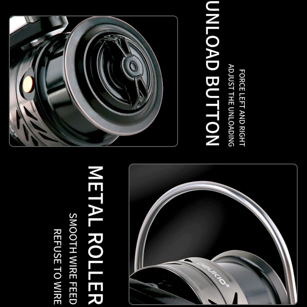 Experimente la pesca sin costura con nuestro diseño avanzado de rodillos de metal para un rendimiento suave y preciso