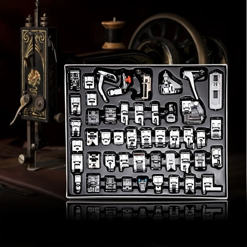 32 Uds. Suministros para máquinas de coser, pies prensatelas para máquinas de coser, juego de pies - imagen 3