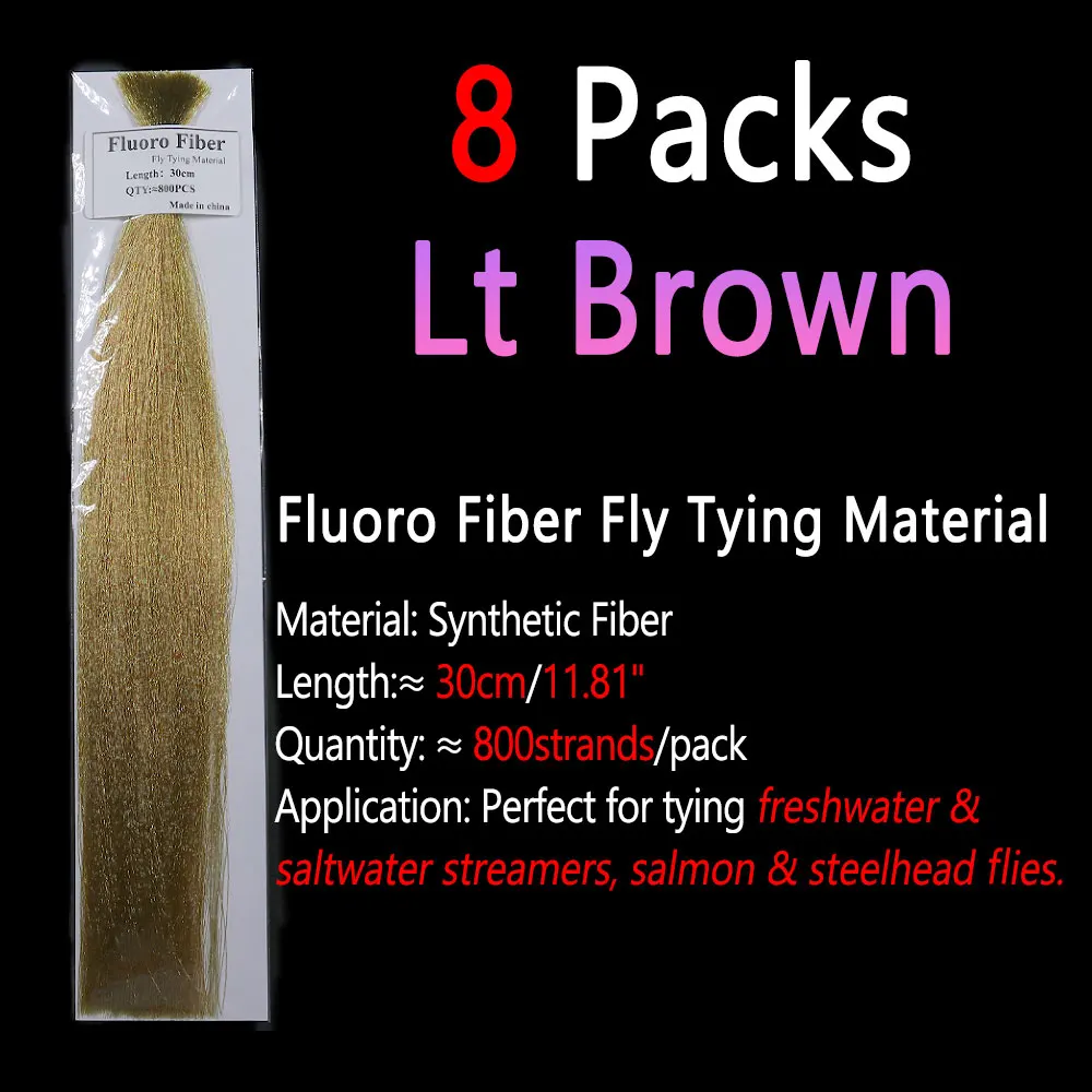8 Packs Lt Brown