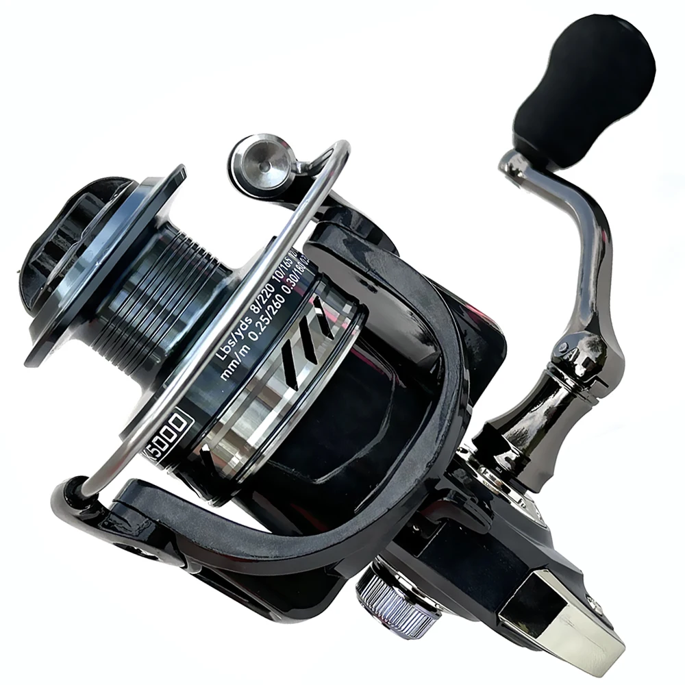 Carrete de pesca ultraligero 5,2: 1/4, 7:1, carrete de pesca, carrete de Metal para agua salada, bobina de pesca de carpa de agua dulce, FK2000-7000 - imagen 2