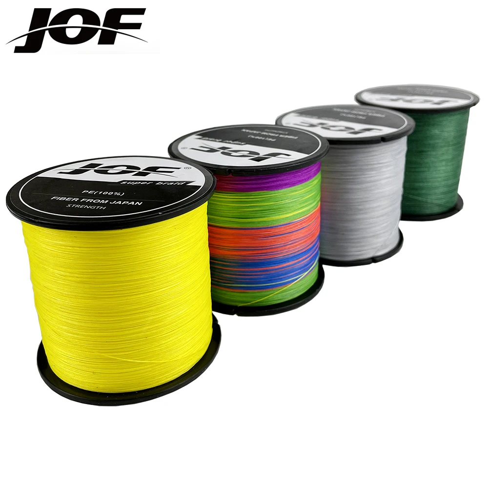 Línea de pesca trenzada JOF 300M 4 hebras alambre de pesca multifilamento pesca de carpa 10-80lb - imagen 2