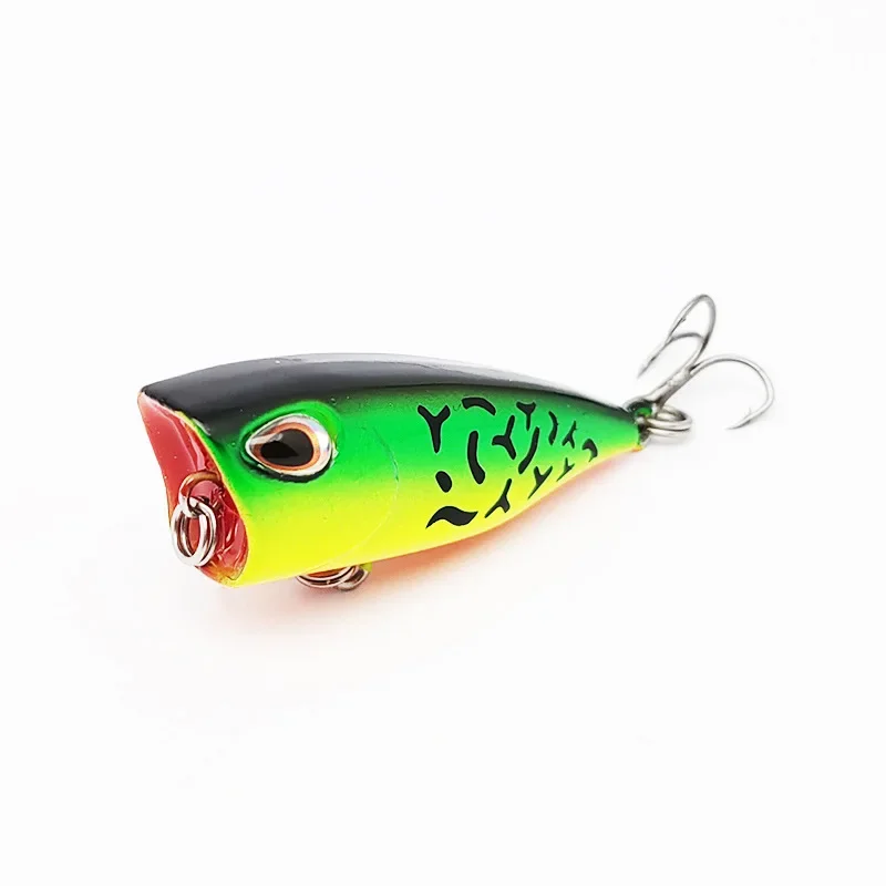 MUKUN 1 unids/lote Mini señuelo de pesca Popper 3,5g/40mm agua superior Artificial pequeño cebo duro anzuelo afilado Crankbait Wobbler aparejos - imagen 5