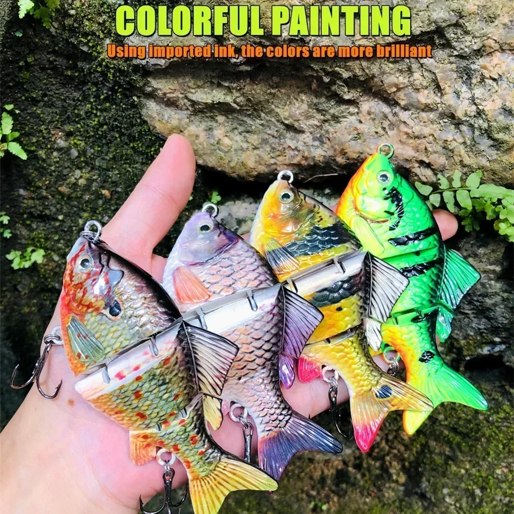 Señuelo Swimbait articulado para lucio – plástico duro - imagen 3