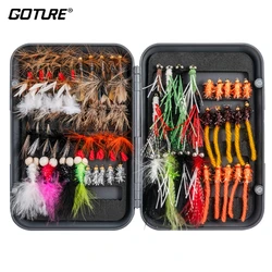 Goture Moscas Artificiales para Lubina y Trucha – Kit Completo