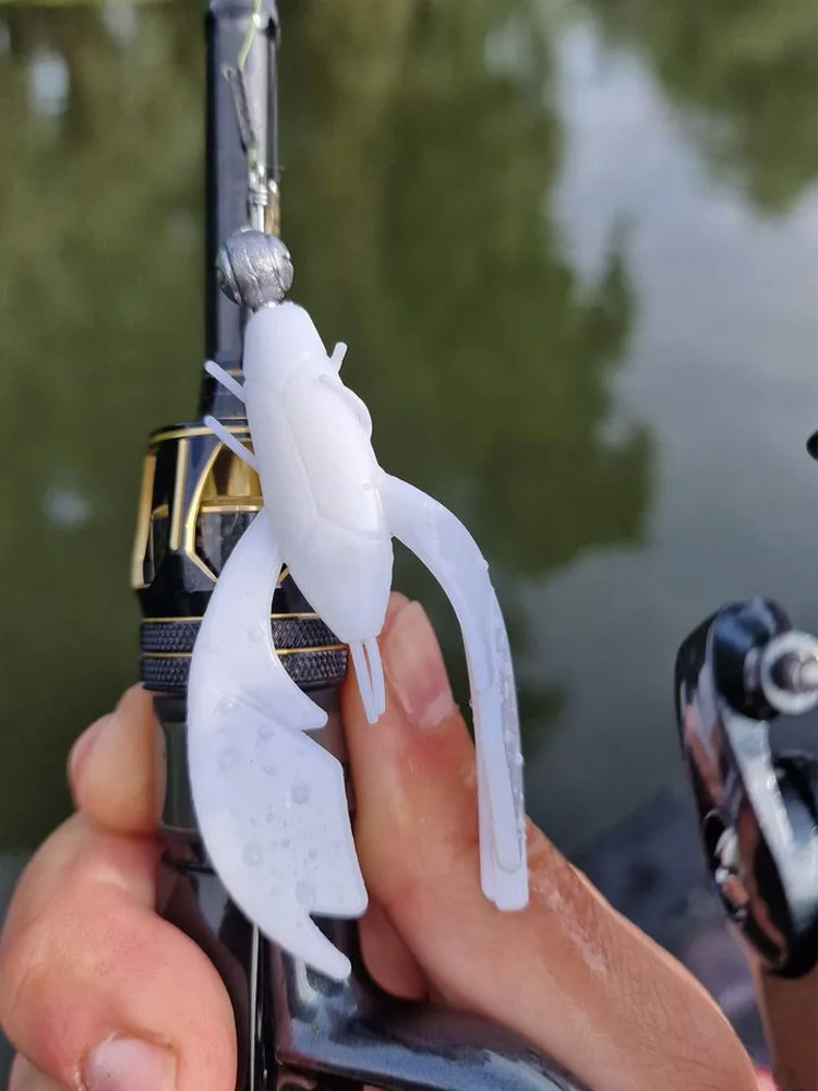 Cebo de pesca de alta calidad para pesca de trucha, señuelos de oruga de 75mm, señuelos artificiales isca