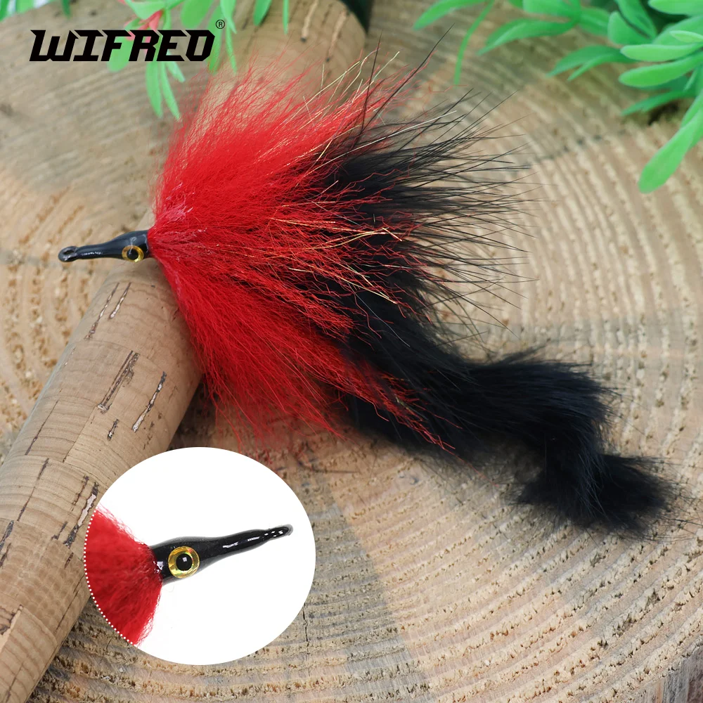Wifreo Streamer Bunny Fly 3/0 - Anzuelo barbado para lubina