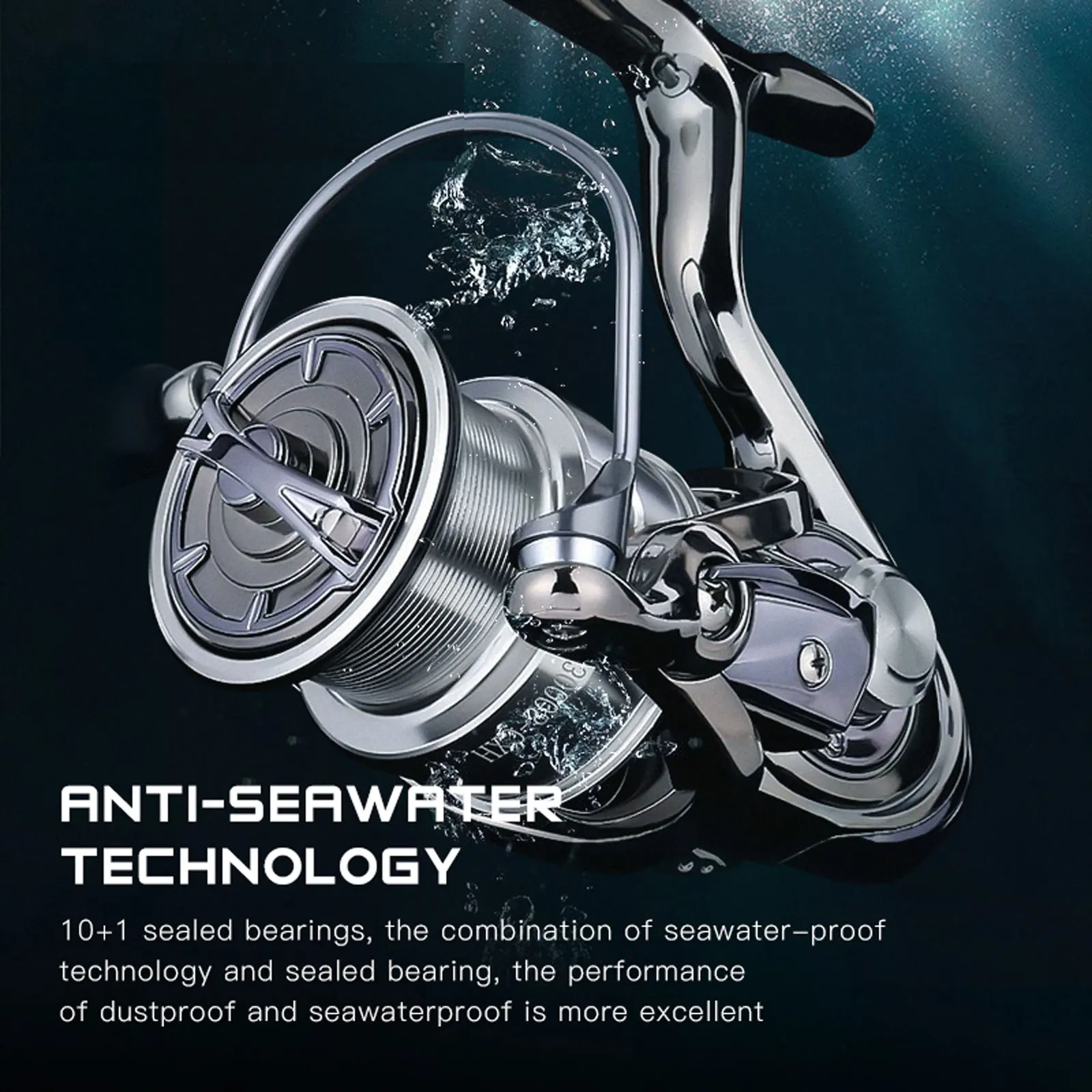 DAIWA EXIST LT-carrete de pesca giratorio de alta calidad, 10 + 1BB, 6,3: 1, 10-16kg, Molinete de arrastre para agua salada o agua dulce - imagen 5