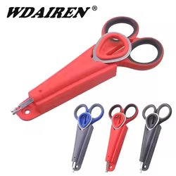 WDAIREN Set Multifunción para Pesca: Tijeras y Cortalíneas en Estuche